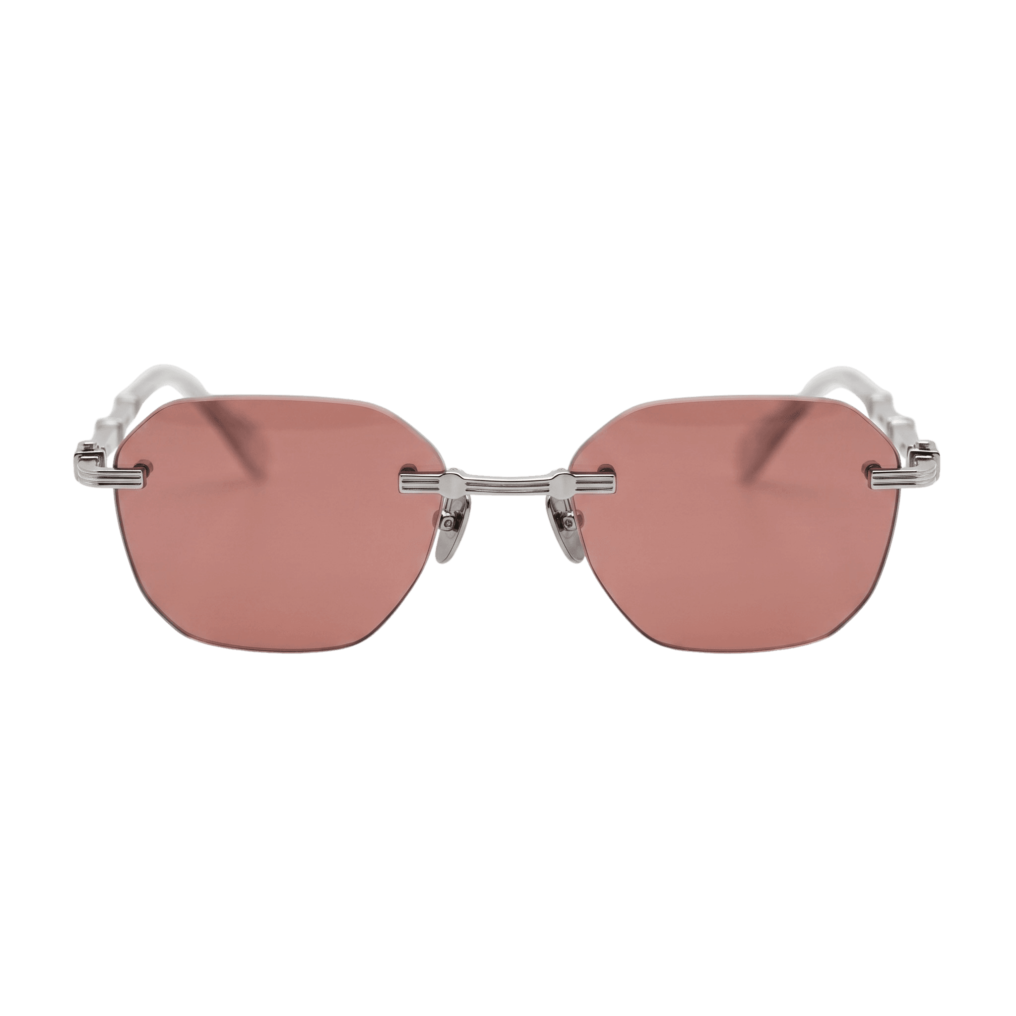 OO. — rounded rimless with rose lens