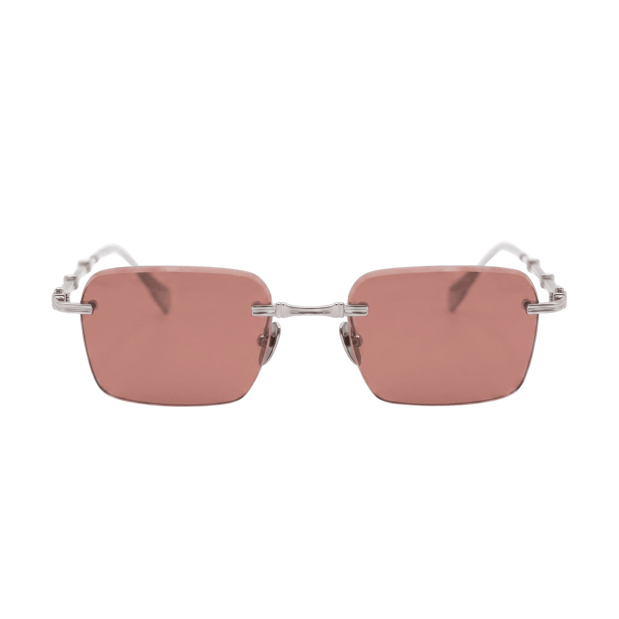 UNWARY. — rectangular rimless with engineered temple